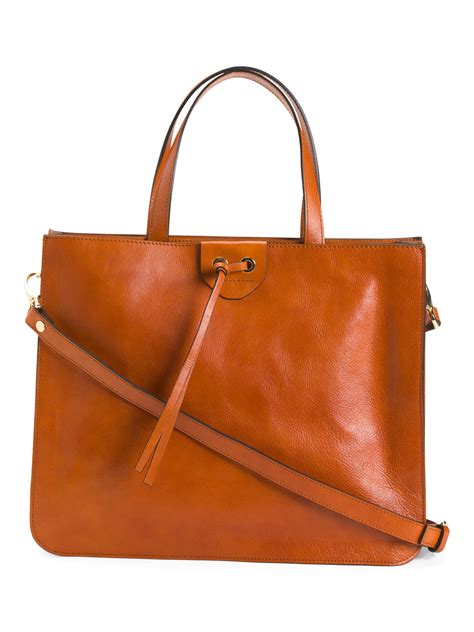 genuine leather handbags tj maxx.